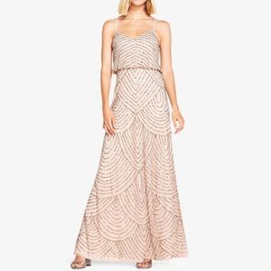 Adriana Papell sequin dress